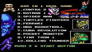 NES 245 in 1 Gameplay : Best Retro Games Part 1