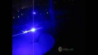 Most powerful 2w blue 445nm laser pointer buring laser -- LuckLaser