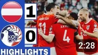 AUSTRIA  1-0 CYPRUS   HIGHLIGHTS WORLD CUP QUALIFIERS ✨️❤️❤️✨️
