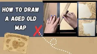How To Draw A Aged Old Map