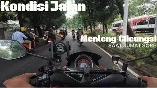 Kondisi Jalan Saat Jumat Sore dari Menteng ke Cileungsi