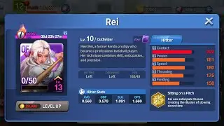 Baseball Clash - Rei Gameplay ft. Yuna 3 Strikeouts + Kevin 2 Run Homer