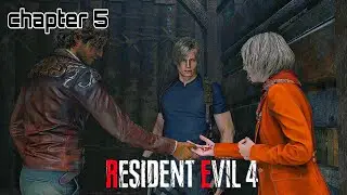 Resident Evil 4 Remake Chapter 5 🔥 Lake Monster Del Lago | Horror Gameplay