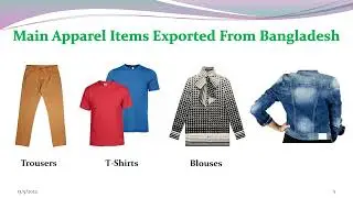 Presentation | Top buyers and RMG exporting market from Bangladesh