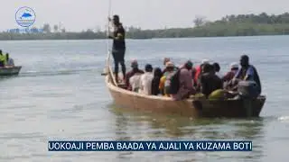 Harakati za uokozi Pemba kwenye boti iliyozama kisiwa Panza