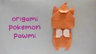 Origami Pokemon Pawmi Easy | How To Make A Paper Pokemon Pawmi Easy | Origami Instructions