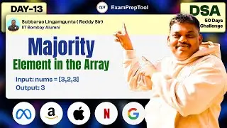 Majority Element in the Array  || Day -13 DSA Challenge  #dsa #coding #ept #leetcode