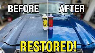 Old Classic Car Paint Restorer Polish Lukat detail