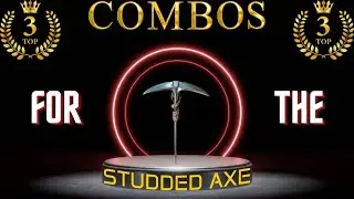 TOP 3 SWEATY COMBOS FOR STUDDED AXE (FORTNITE)