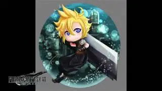 Final Fantasy 7 remake Chibi Cloud Strife