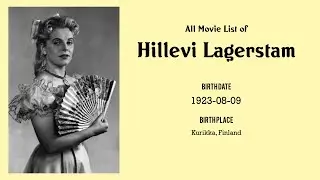 Hillevi Lagerstam Movies list Hillevi Lagerstam| Filmography of Hillevi Lagerstam