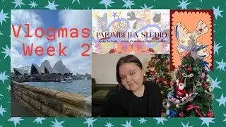 Vlogmas in Sydney | Week 2 | Making Christmas decorations, Sydney opera house & New prints on Etsy