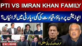 PTI Party vs Imran Khan Family, Opposition Pressure, Leadership Gaps & Internal Party Fights