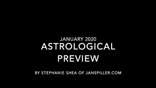 January 2020 Astrological Preview