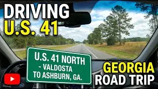 Driving on U.S. 41 from Valdosta to Ashburn, Georgia