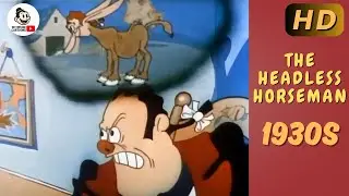 The Headless Horseman HD (1934) | Vintage Comicolor Classic Cartoon