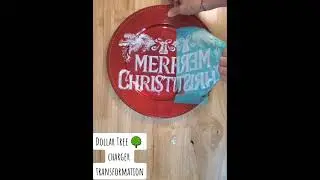Deck the Halls on a Dime: Dollar Tree Charger Plate Christmas Decor!