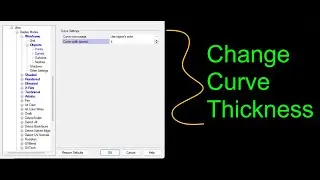 !! How to change Curve Thickness !! #rhinoceros #tools #matrix9 #settings #cad3d #3ddesign #autocad