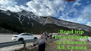 Road trip from Calgary to Canmore #calgary #canmore #canada #canadianrockies #alberta
