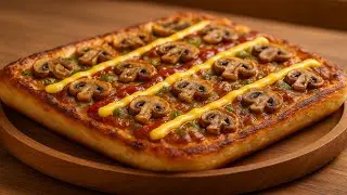 Simple Dough Hack for the Perfect Italian Chicken & Mushroom Pizza at Home🍕🔥