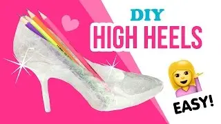 DIY Transparent High Heels!!! Make Budget Perspex Boots XD!!