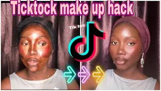 Viral ticktock one layer makeup //  viral makeup hack // @ChloeMorello @Kainataslam-ka
