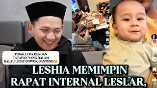 REACTION || LESHIA DI AJAK MEETING KERJA SAMA PAPAH DAN BUNDA