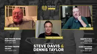 The Dennis Taylor & Steve Davis Reunion! 🎱