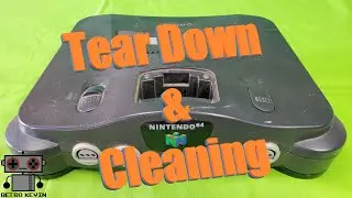 Tear down and cleaning a N64 shell.