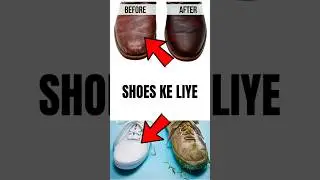 😱Shoes Cleaning Hack✨| Day - 39/60 | #shorts #shoes #mensfashion