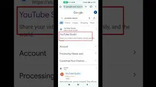 Youtube studio ko chrome mein kaise kholen | How to open youtube studio in Chrome #shorts #ytstudio