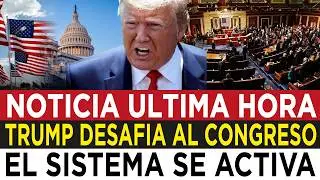 CONGRESO DE EE. UU.: TRUMP GRITÓ DE FURIA TRAS EXIGIRLE TERMINAR EL MANDATO