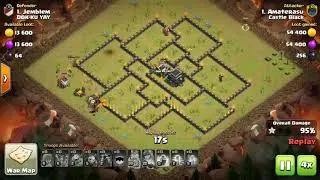 My war attacks, Playing COC after a long time. Th9 3 Star War Strategy