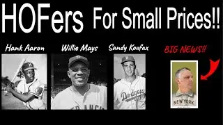 All Time HOF Greats Are Selling For Cheap!!  Mind Blowing December Sales, Plus a BIG Announcement!!