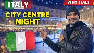  Italy at Night is Magical 🇮🇹| اٹلی کی رات |City Center Night Walk | Why italy 🇮🇹 
