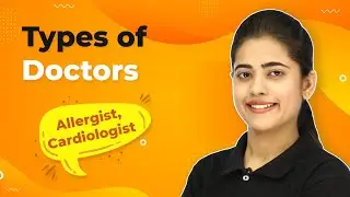 Types of Doctors | Allergist, Cardiologist, Dietician, Hematologist, Osteopath | Vocabulary Words