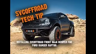 SVCOFFROAD Baja Bumper Install Video For Ranger Raptor.