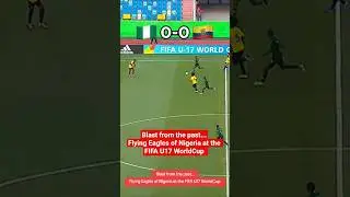 Blast from the past...Flying Eagles of Nigeria at the FIFA U17 WorldCup#fifau17worldcup #Nigeria #Ec