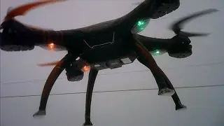 Wraith Omega RC DRONE SNOW FLIGHT testing after FIX
