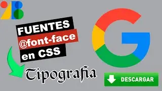 Usar fuentes de forma local con @font-face (CSS)