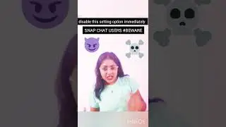 #snapchat #scam #turn off these settings immediately 💀💀😱😱😱 #trendingshorts