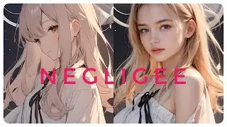 【Short AI Photo Gallery】Negligee beauty /ネグリジェ美女/네그리제 【AI model/AI photobook/AI lookbook/AI art】