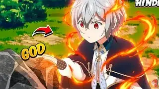 reincarnate hua weak magic power ke chaat , build his strong kingdom , Anime Hindi