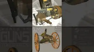 Hotchkiss Revolving Cannon Shot Breakdown #gunmechanics  #slowmotion  #firearmeducation