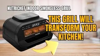 NutriChef Indoor Smokeless Grill: The Ultimate All-in-One Kitchen Gadget!