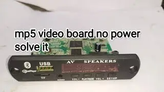 mp5 video board no power | mp5 board short circuit how to solve@tech2ktamil