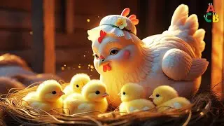 Five Little Chicks Nursery Rhyme for Toddlers l Learn Numbers 1 to 5 Bedtime Nursery Rhyme for Kids