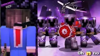 How I survive the end war event (darknessSMP)