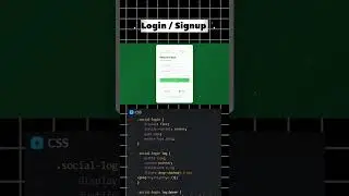 Login/Signup #html #css #codinglife #tutorial #website #memes