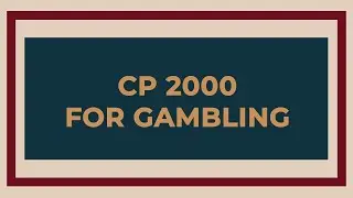 CP2000 For Gambling - How To Easily Fix It For Many Cases